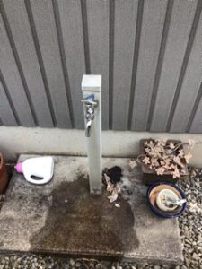 立水栓　水栓柱　蛇口　交換